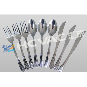 Forks and Spoons Vacuum Metalizing Coating Machine